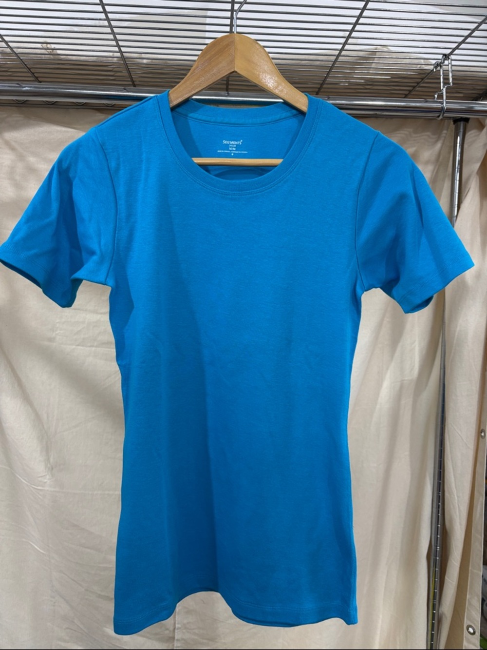 Women's Classic Crewneck Short Sleeve Tee - Bright Blue